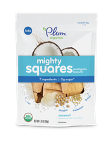 Plum Organic Mighty Squares™ Coconut Multigrain Biscuits