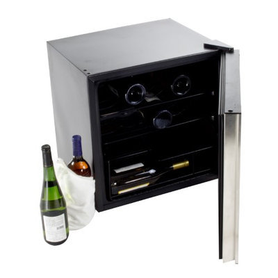 Equator Advanced Appliance Equator - Midea 16-bottle Wine Cooler - Black/stainless Steel