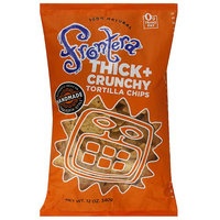 Frontera Thick & Crunchy Tortilla Chips, 12 oz (Pack of 12)