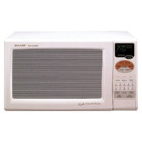 Sharp 0.9 Cu. Ft. 900W Grill 2 Convection Microwave Oven - White