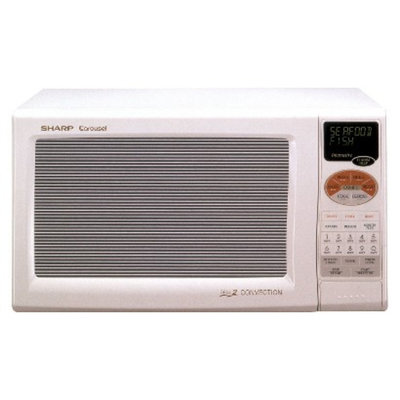 Sharp 0.9 Cu. Ft. 900W Grill 2 Convection Microwave Oven - White