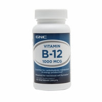 GNC Vitamin B-12 1000mcg, Vegetarian Capsules, 90 ea