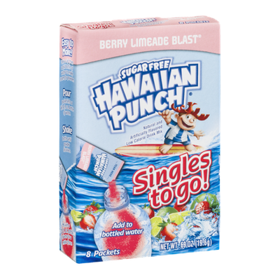 Hawaiian Punch Berry Limeade Blast Singles To Go
