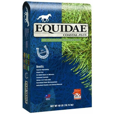 EQUIDAE Coastal Plus Horse Feed, 40-Pounds