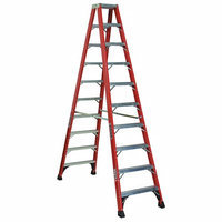 Louisville 10 ft. Fiberglass Twin Stepladder, FM1410HD