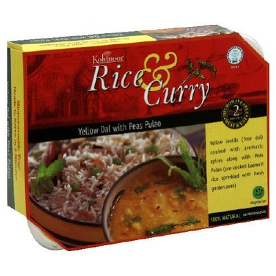 Kohinoor Entree, Yellow Dal with Peas Pulao, 12.3-Ounce (Pack of 6)