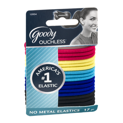 Goody Ouchless No Metal Elastics - 17 CT