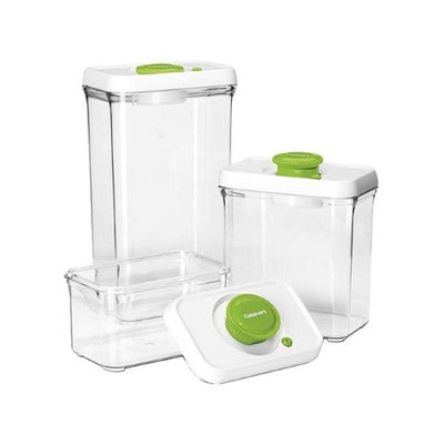 Cuisinart CFS-TC-S6G Fresh Edge Patented Vacuum-Seal Food Storage System, Green