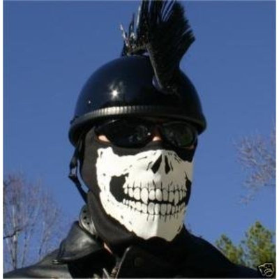 NUNEZ SKULL Face Mask Motorcycle facemask Full Ski Hood