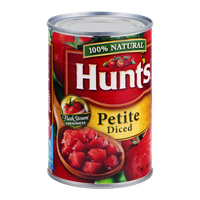 Hunt's 100% Natural Petite Diced Tomatoes