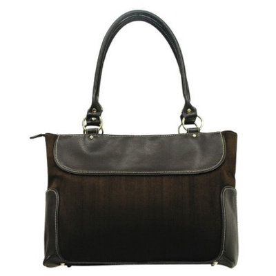 G Pacific G. Pacific Women's Suede Business Computer Tote - Brown