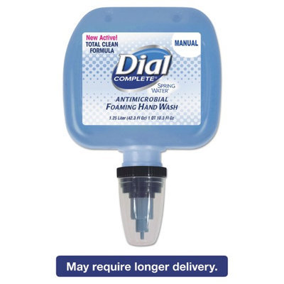 The Dial 13441CT Foaming Hand Wash Refill, Spring Water Scent, 1.2 L Cartridge, 3/carton