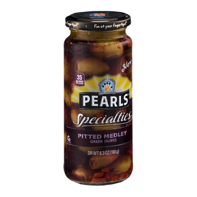 Pearls Specialties Pitted Medley Greek Olives