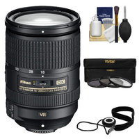 Nikon 18-300mm f/3.5-5.6G VR DX ED AF-S Nikkor-Zoom Lens with 3 (UV/ND8/CPL) Filters + Accessory Kit for D3100, D3200, D3300, D5100, D5200, D5300, D7000, D7100 DSLR Cameras