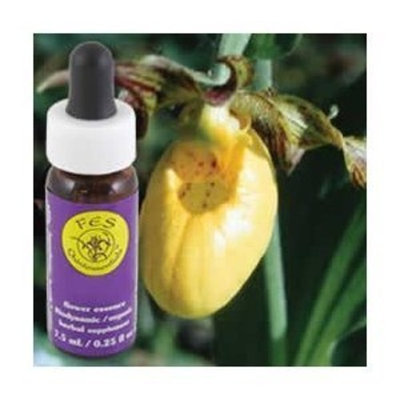 Flower Essence Services Ladys Slipper (Yellow) Dropper, 0.25 oz (Pack of 2)