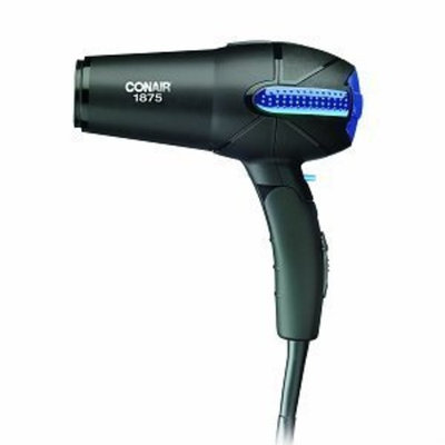 Conair 255PX Infinity I Series Folding Handle Hair Dryer, Black/Pink
