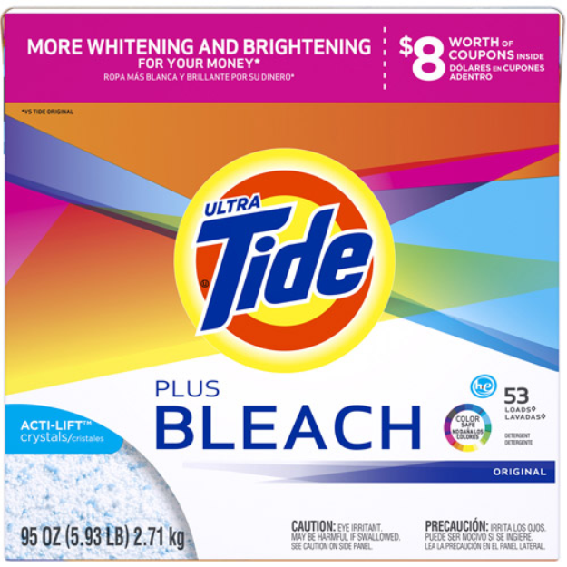 Tide Ultra Vivid White and Bright High Efficiency Laundry Detergent