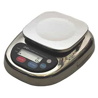 A & D WEIGHING HL-3000LWPN Digital Balance, SS Platform,3000g Cap.