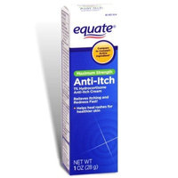 Equate - Anti-Itch Cream, Hydrocortisone 1%, Maximum Strength, 1 oz (Compare to Cortaid)