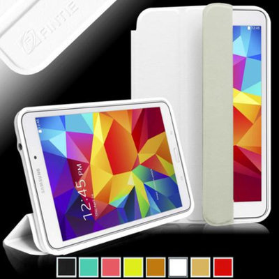 Fintie Ultra Slim Lightweight All-around Protection Omni Case Cover for Samsung Galaxy Tab 4 7.0 Tablet, White