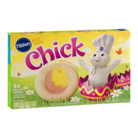 Pillsbury Ready To Bake! Chick Shape Sugar Pre-Cut Cookies - 24 CT