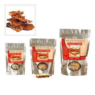 Carolyn's Handmade Gourmet Platinum Snack Bag, Peanut Brittle, 4 Ounce