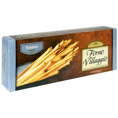 Forno Villaggio Torinese Breadsticks, Sesame, 4.25-Ounce Boxes (Pack of 12)