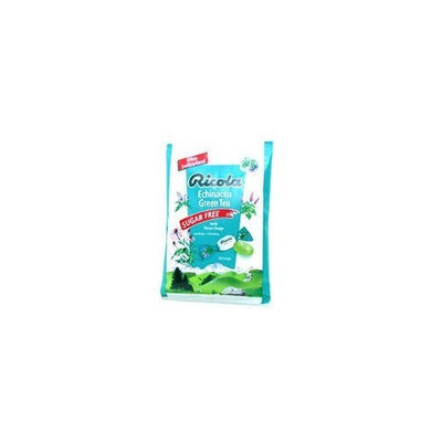 Ricola Ricola Drops, Sugar Free Green Tea with Echinacea Cough 12Bags display ( Twelve Pack) ( Value Bulk Multi-pack)