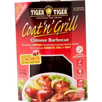 Tiger Tiger Chinese Barbecue Coat and Grill Sauce, 2-Count, 5.3 Ounce Boxes (Pack of 6)