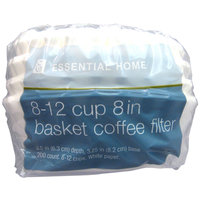 Kmart Corporation Essential Home 8 12 Cup Basket Coffee Filters 200 count - KMART CORPORATION
