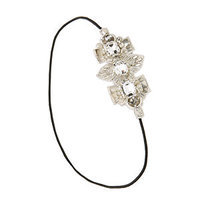 Deepa Gurnani Brass & Crystal Arrow Side Patch Wrapband