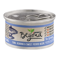 Purina Beyond Natural Cat Food Tuna, Herring & Sweet Potato Recipe In Gravy