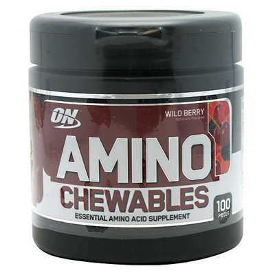 Optimum Nutrition Amino Chewables - Wild Berry, 100 Pieces