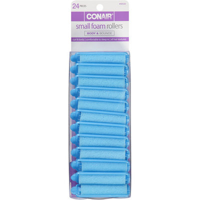 Conair Body & Bounce Small Foam Rollers, 24 count