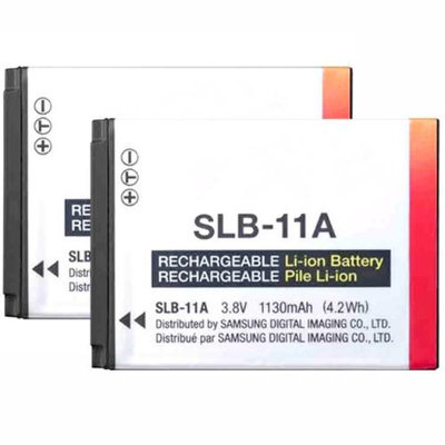 Battery for Samsung SLB-11A (2-Pack) Replacement Battery