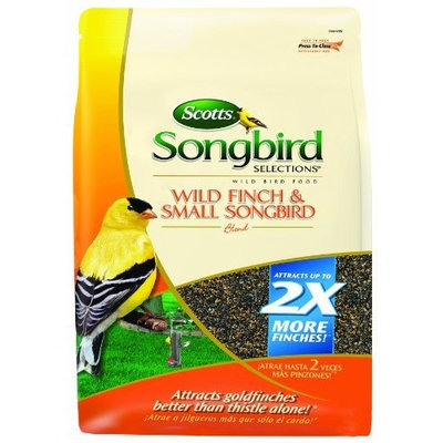 Scotts Songbird Selections 1025117 Wild Finch and Small Songbird Seed Blend Wild Bird Food Bag, 12-Pound