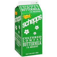 Schepps Fresh Cultured Lowfat Buttermilk, .5 gal