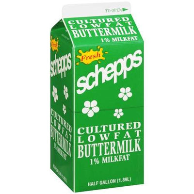Schepps Fresh Cultured Lowfat Buttermilk, .5 gal