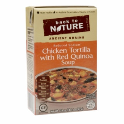 Back To Nature Reduced Sodium Soup Chicken Tortilla With Red Quinoa Soup 17.4 oz