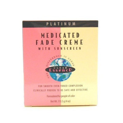 Clear Essence Medicated Fade Creme with Sunscreen 4 oz. (3-Pack) with Free Nail File