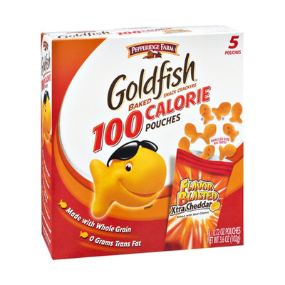 Goldfish® Flavor Blasted 100 Calorie Xtra Cheddar Snack Cracker Pouches
