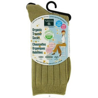 Womens Organic Trouser Socks Camel by Earth Therapeutics - 1 Pair