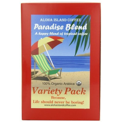 Aloha Island Coffee Company Variety Pack, 18-Count Organic Coffee Pods