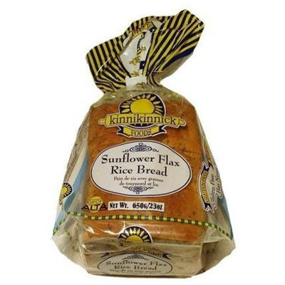 Kinnikinnick, Sunflower Flax bread, 23 oz (Pack of 4)