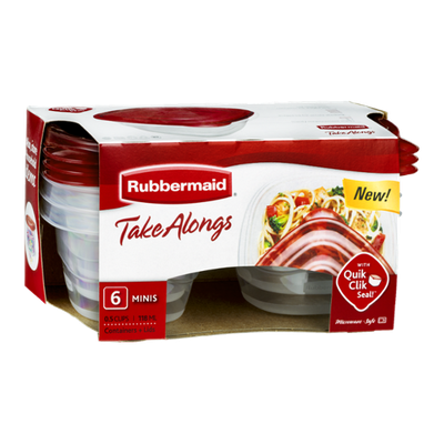 Rubbermaid Take Alongs Minis - 6 CT