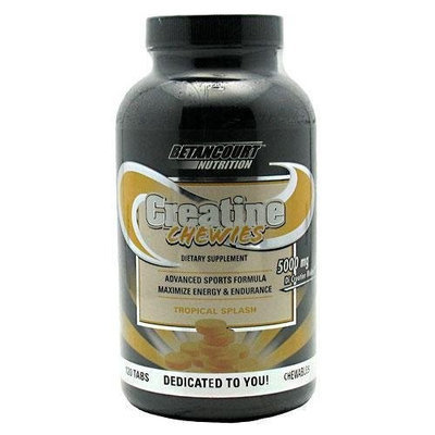 Betancourt Nutrition Creatine Chewies, Tropical Splash, 5000 mg, 120 Tablets