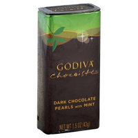 Godiva Dark Chocolate Mint Pearls, 1.5000-ounces (Pack of 6)