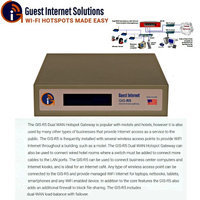 Guest Internet Solutions: GIS-R5 Internet Gateway for Business Hotspots