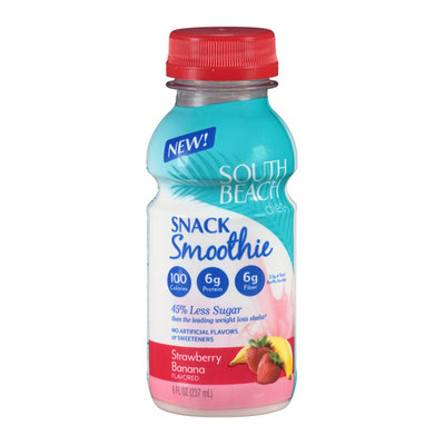 South Beach Diet Strawberry Banana Snack Smoothie