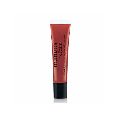 philosophy high-gloss high-flavor lip shine mangos and cream .5 oz